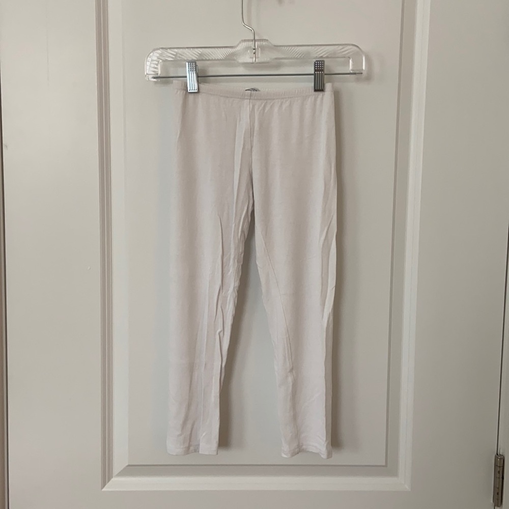 Pimkie cropped white leggings size small